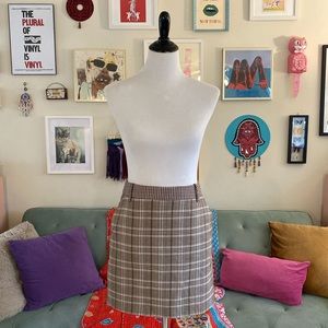 Topshop plaid skirt